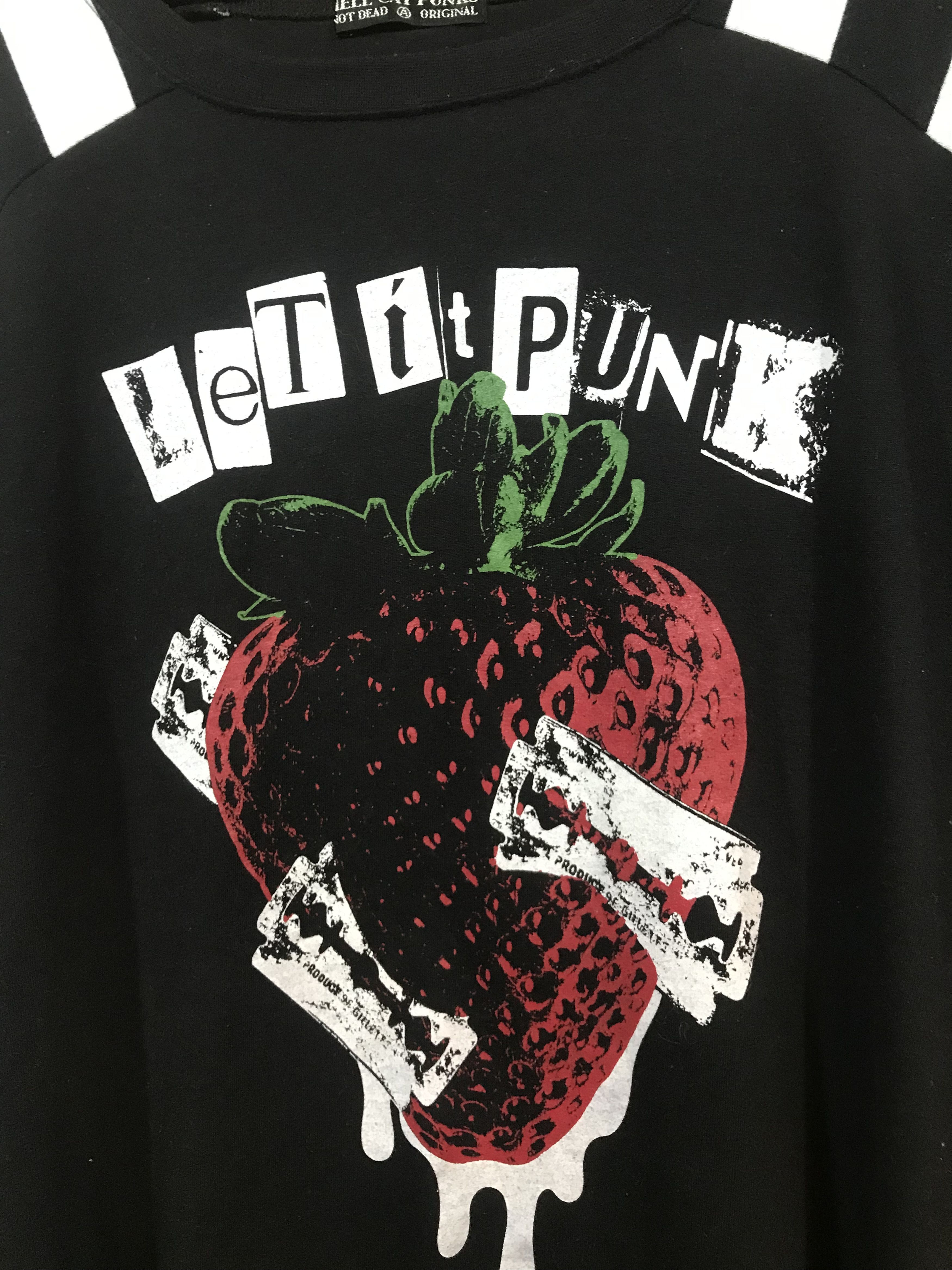 Japanese Brand HELL CAT PUNKS NOT DEAD LET IT PUNK TEE Size 4XL / US 24-26 - 4 Thumbnail