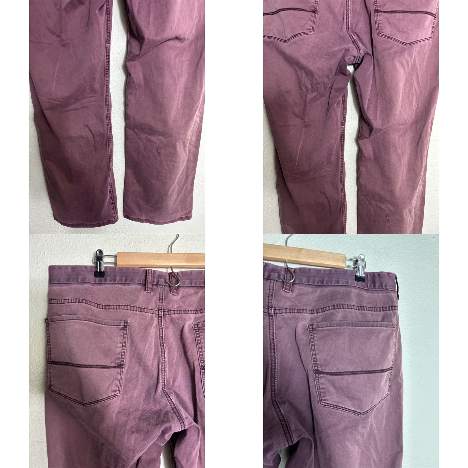 Tommy Bahama Tommy Bahama Pants Mens 38x30 Cotton Blend Chino 5 Pocket Red Burgundy Purple Size US 38 / EU 54 - 8 Thumbnail