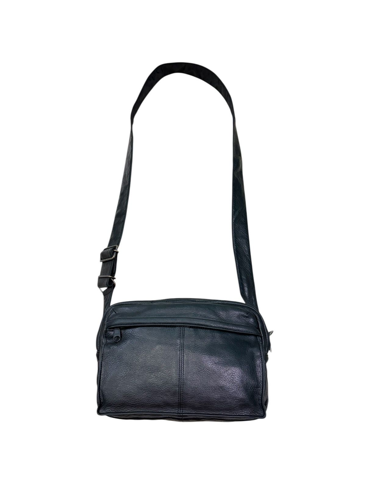 Porter Dash Leather Shoulder/crossbody Bag in Black, Men's