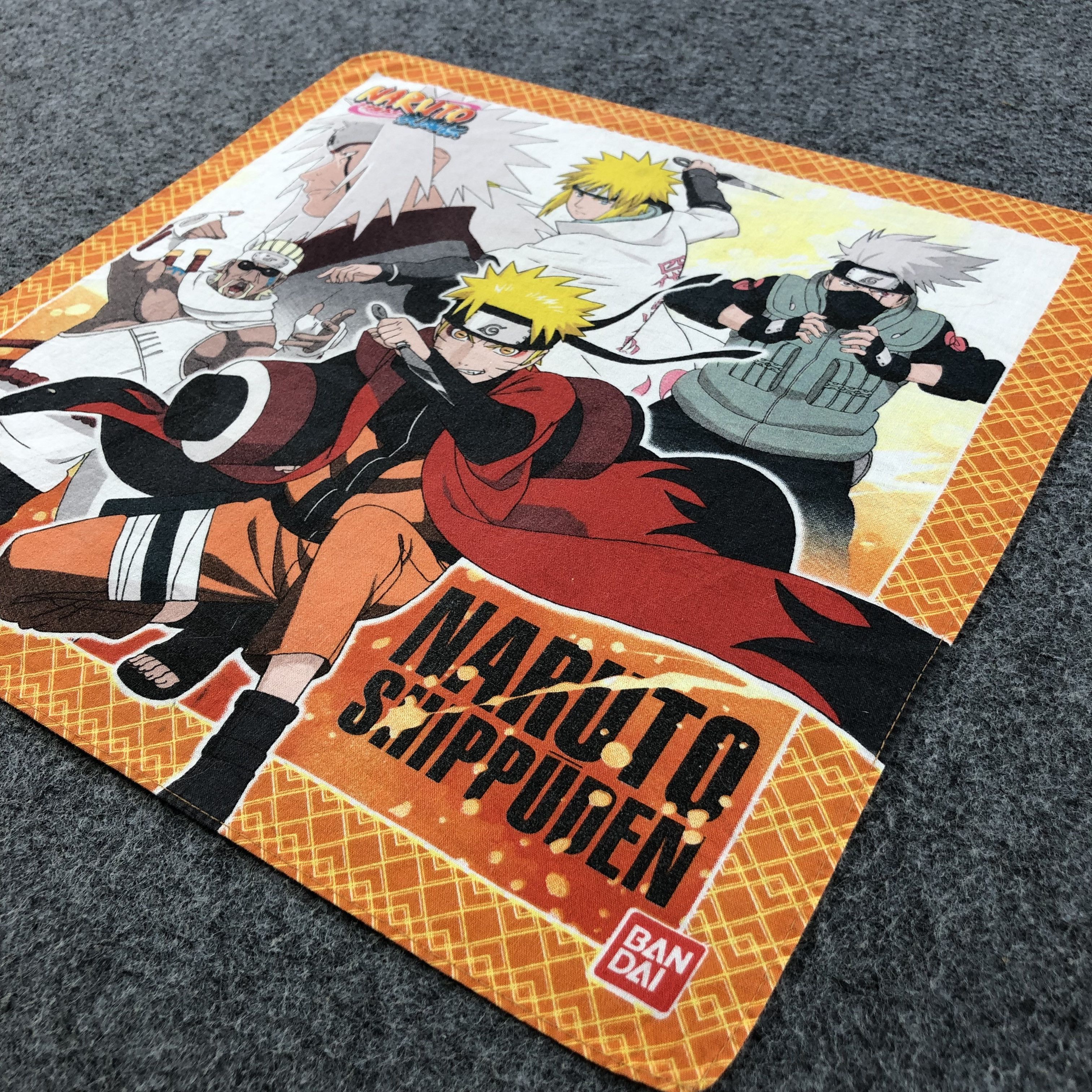 Anime × Japanese Brand × Vintage Naruto Shippuden Handkerchief Bandana Neckerchief X36 Size ONE SIZE - 4 Thumbnail