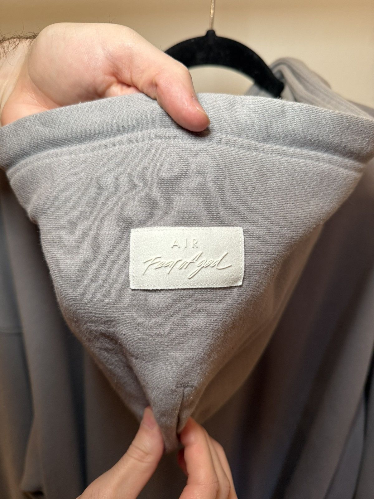 Fear of God × Nike Center swoosh Nike X Fear of God hoodie Size US XL / EU 56 / 4 - 3 Thumbnail