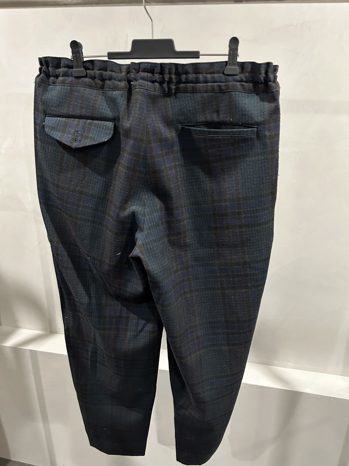 Comme des Garcons Comme des garcons homme deux plaid drawstring casual pants Size US 33 - 3 Thumbnail