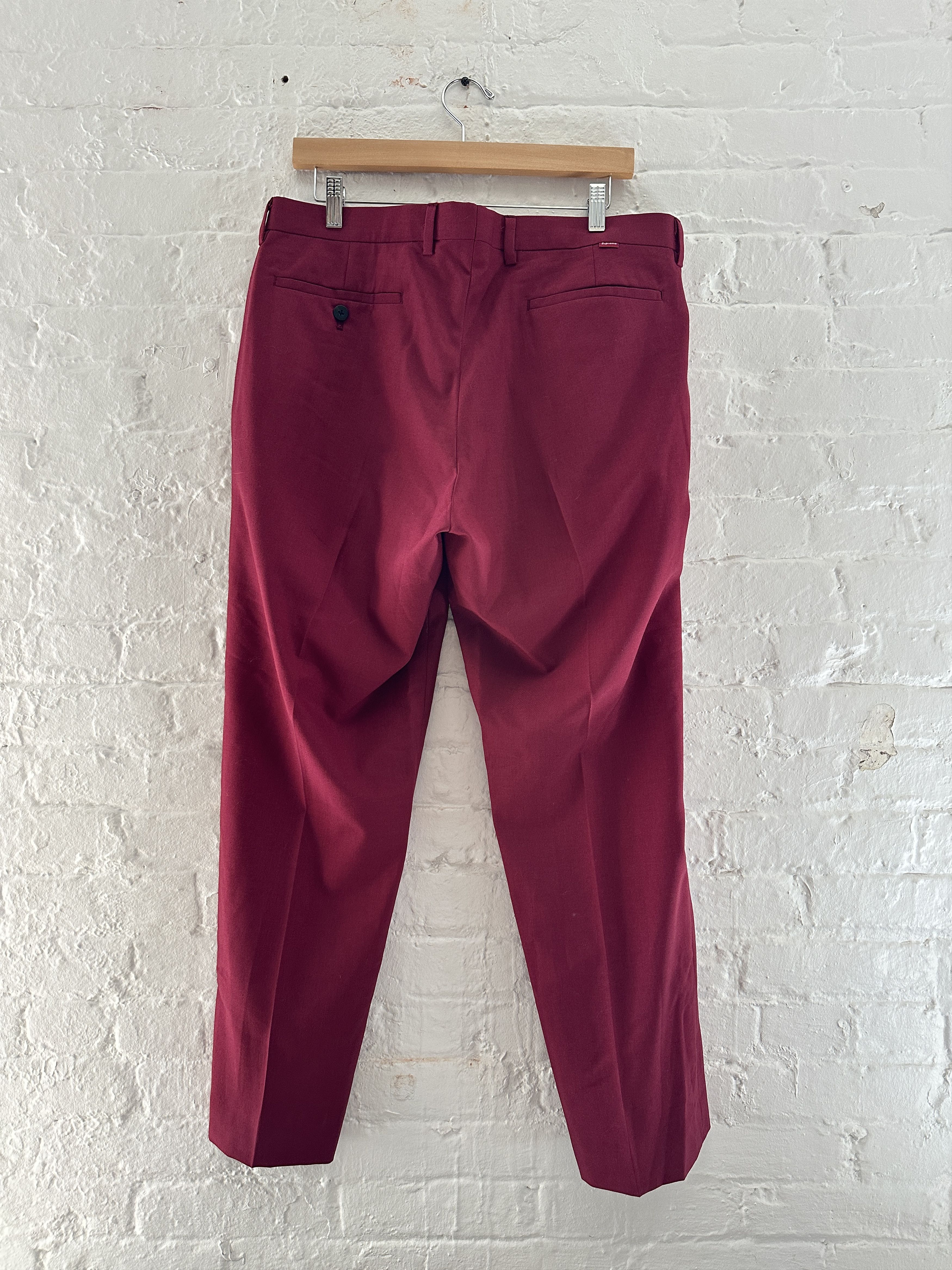 Supreme Supreme Pleated Wool Trousers Size US 34 / EU 50 - 2 Thumbnail