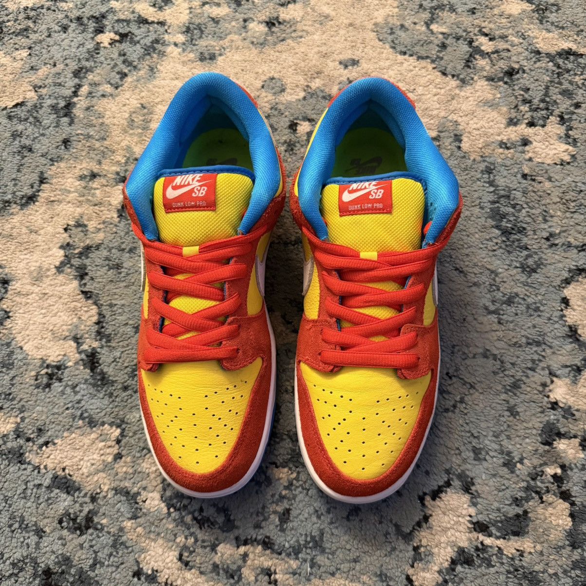 Nike SB Nike SB Dunk Low "Bart Simpson" Size 10 No Box Worn Lightly Size US 10 / EU 43 - 3 Thumbnail