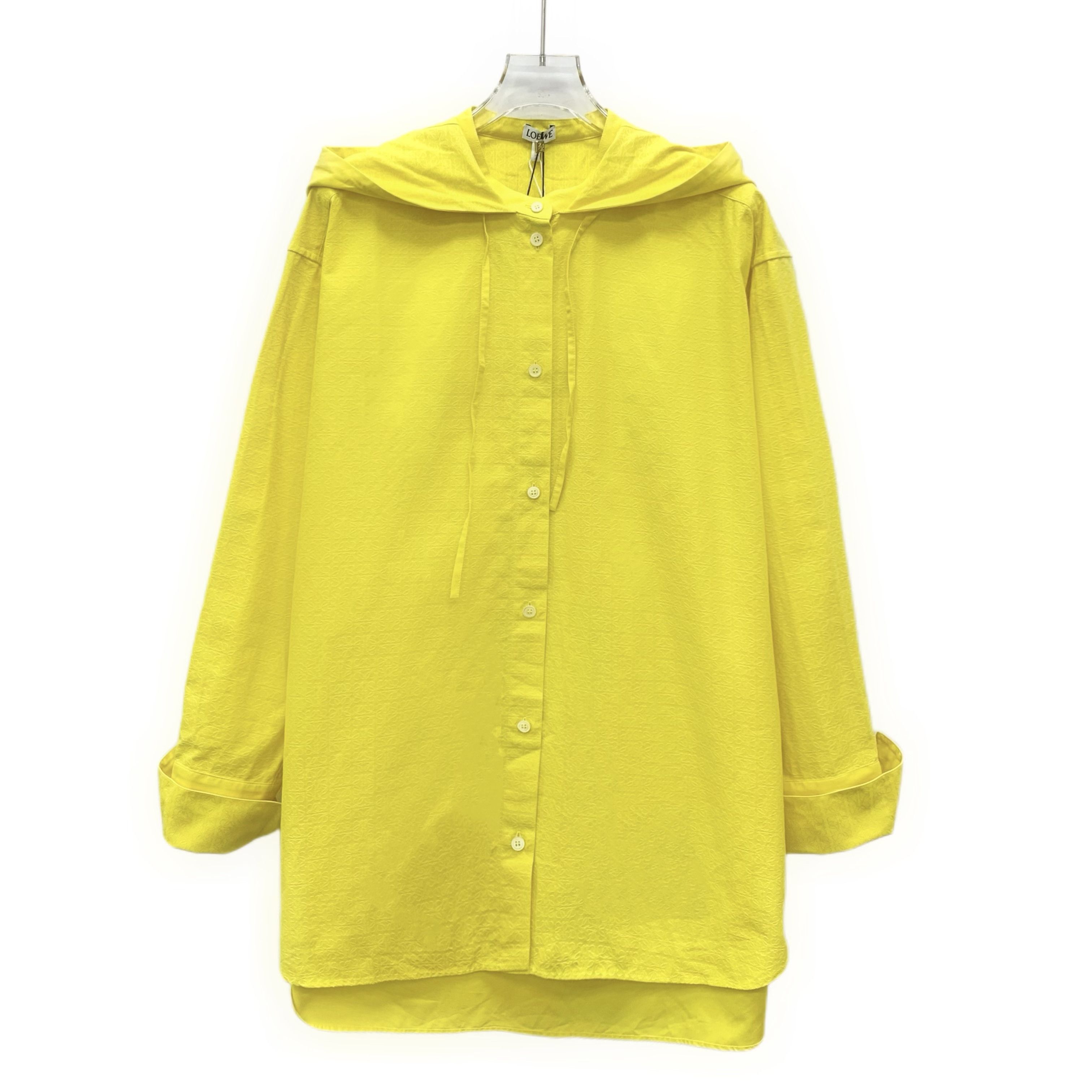 Loewe Loewe Logo Jacquard Hoodie Shirt Yellow (38) Size XS / US 0-2 / IT 36-38 - 1 Thumbnail