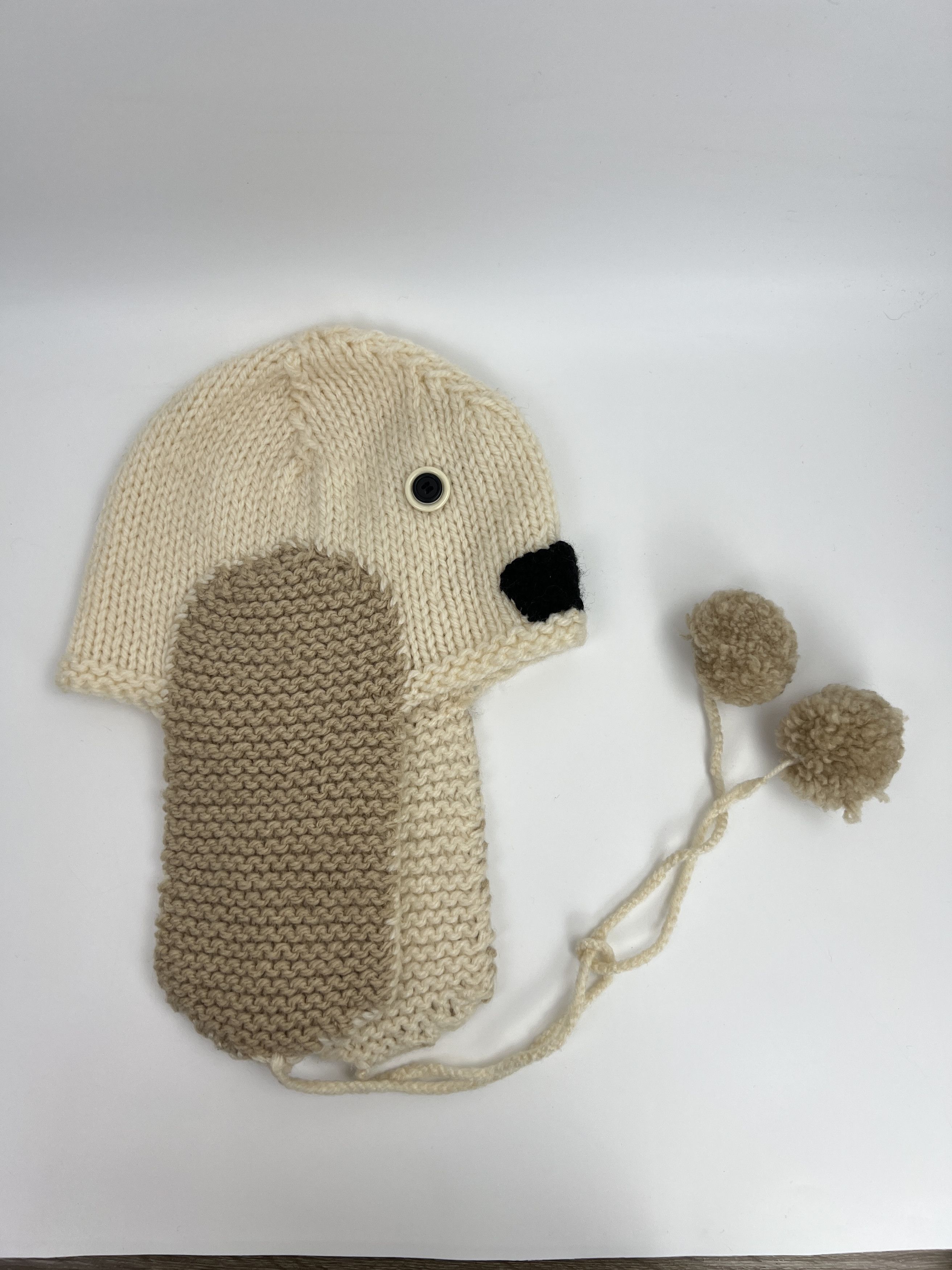 Vintage Gorpcore Knitted Hat Ski Snowboarding Style Floppy Ears Size ONE SIZE - 5 Thumbnail