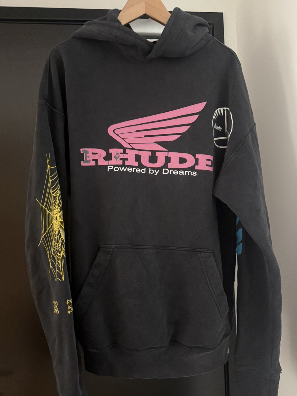Rhude Skeleton Hoodie | Grailed