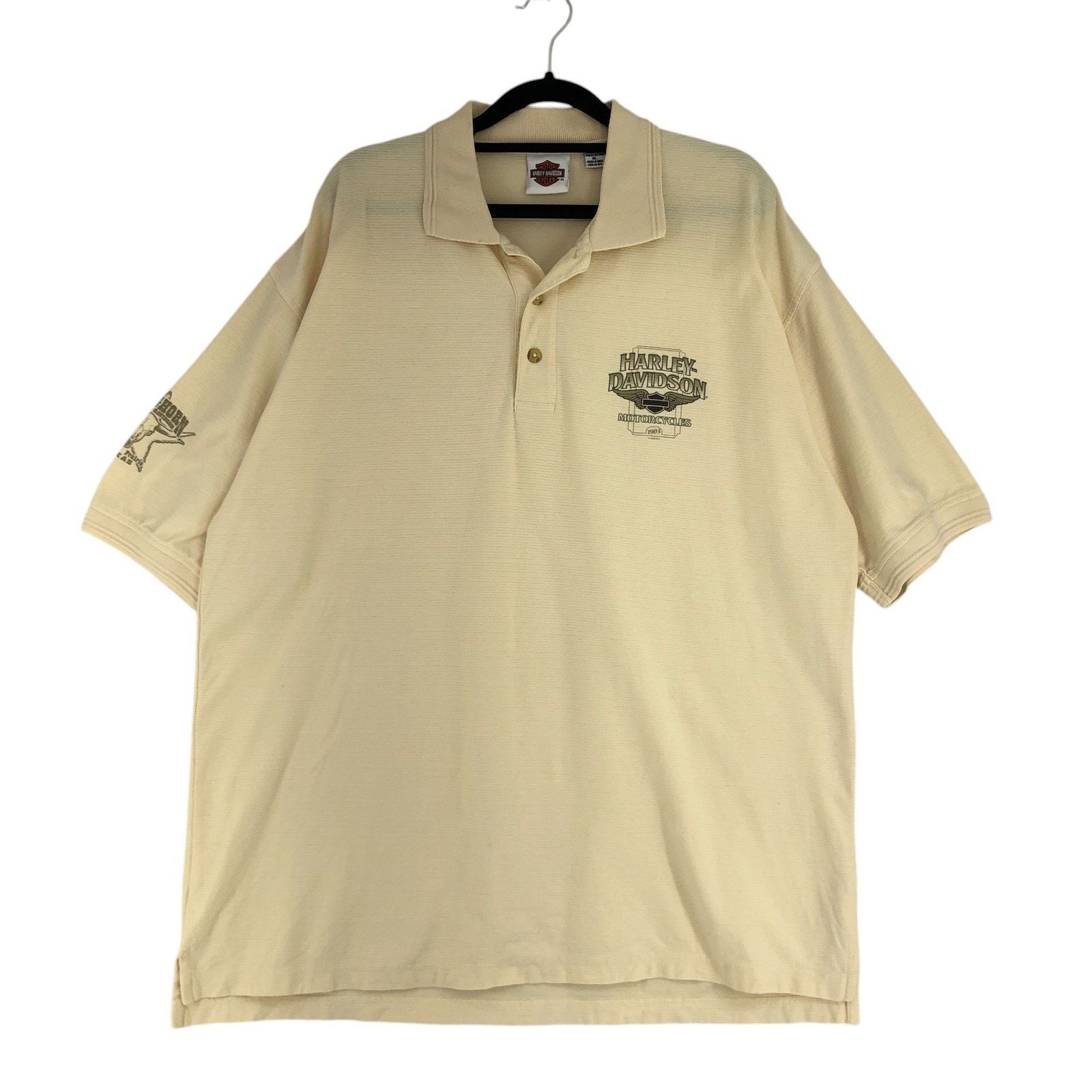 Harley Davidson Harley-Davidson Polo Shirt XL Longhorn Grand Prairie TX Size US XL / EU 56 / 4 - 1 Thumbnail