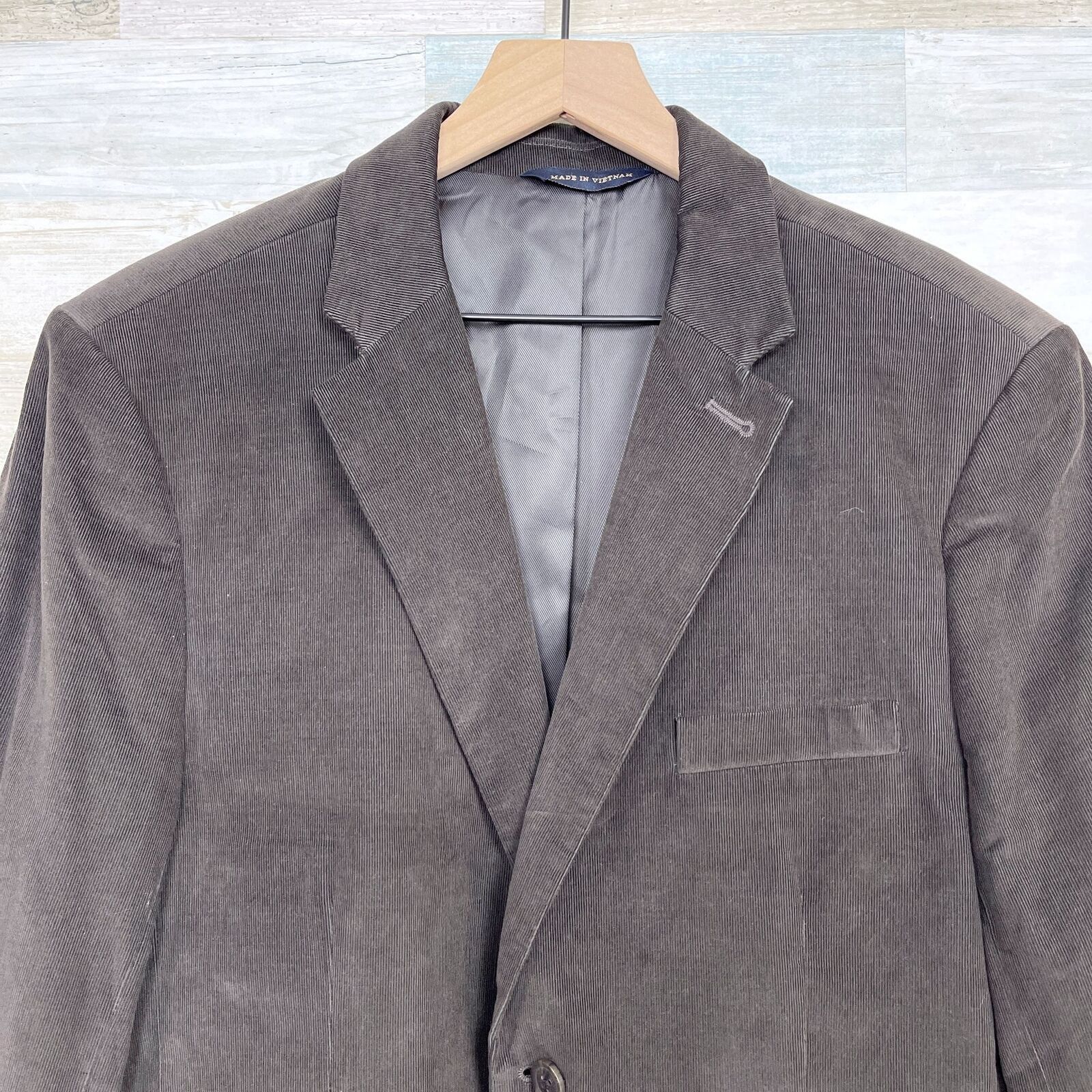 Banana Republic Banana Republic Corduroy Sport Coat Brown Mens 42R Size 42R - 2 Thumbnail