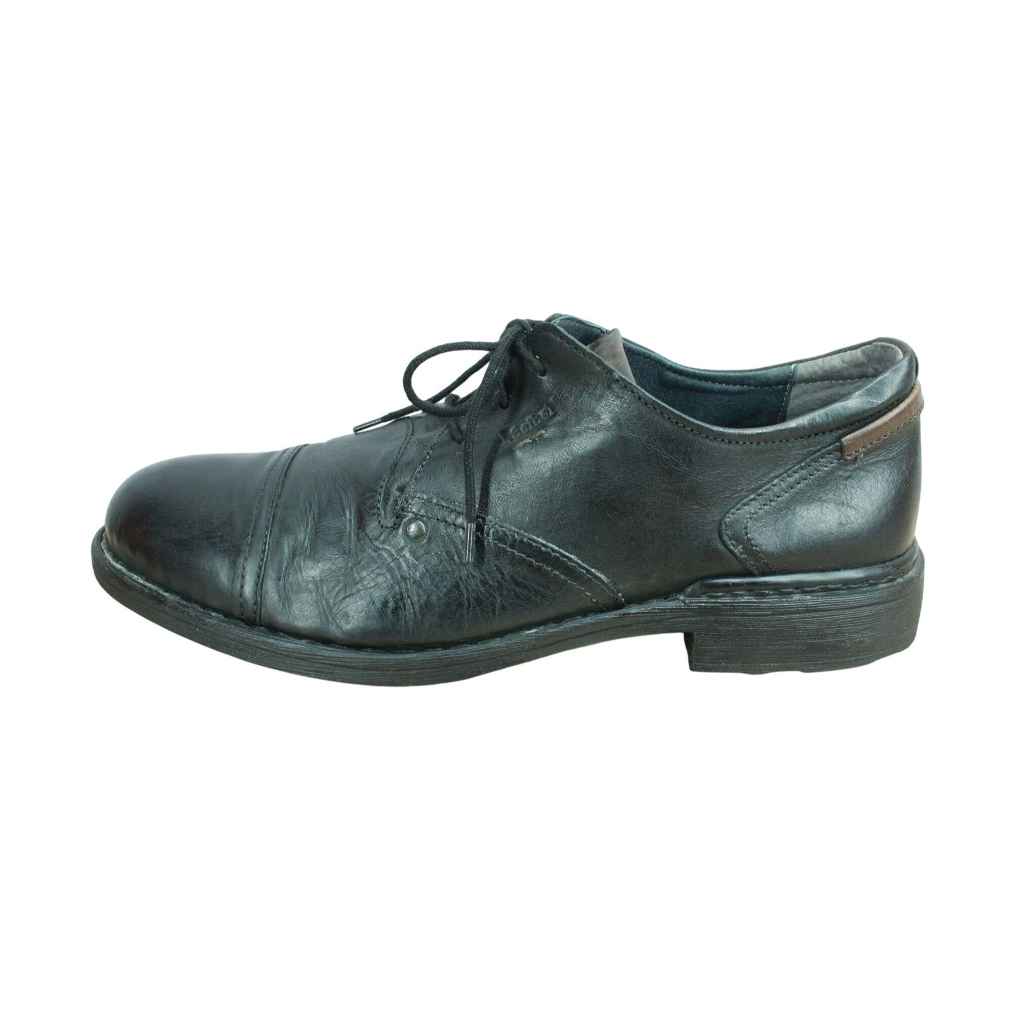 JOSEF SEIBAL Josef Seibel Jordan 03 Black Leather Oxfords Men's Size 13 Size US 13 / EU 46 - 1 Thumbnail