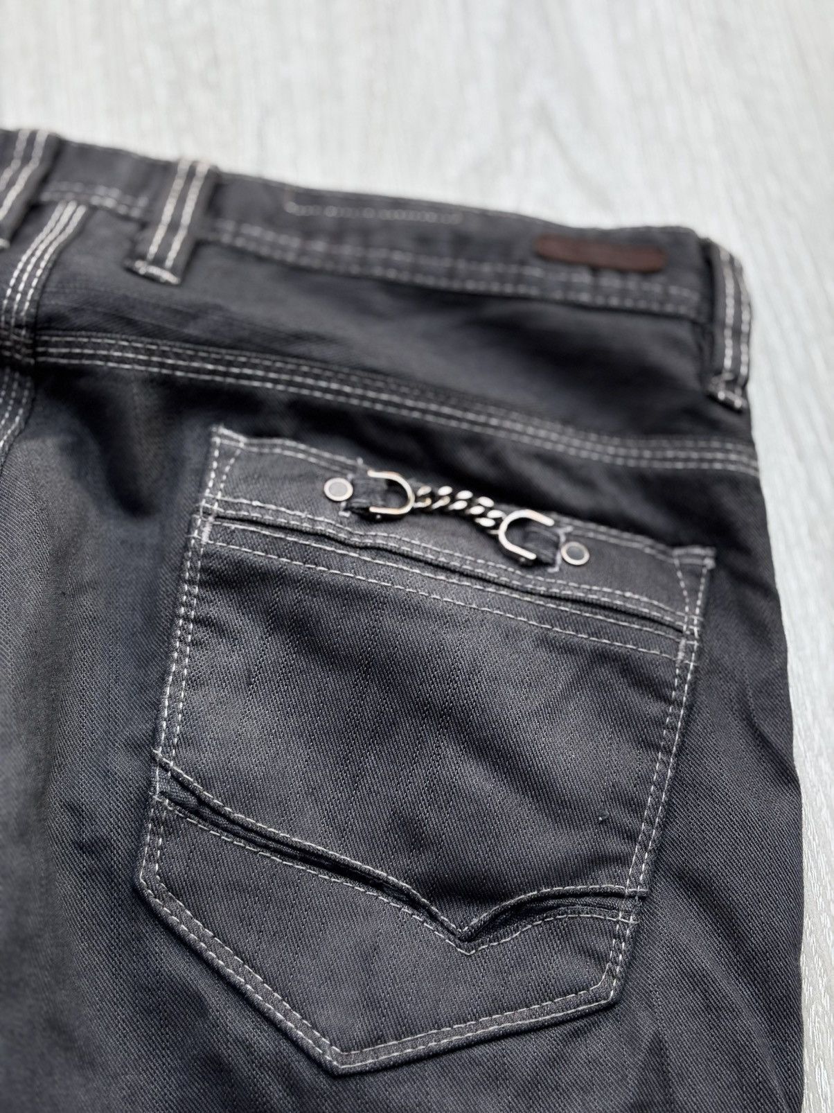 Nicole Club NICOLE CLUB FOR MEN phyton lace up flare jeans Size US 28 / EU 44 - 9 Thumbnail