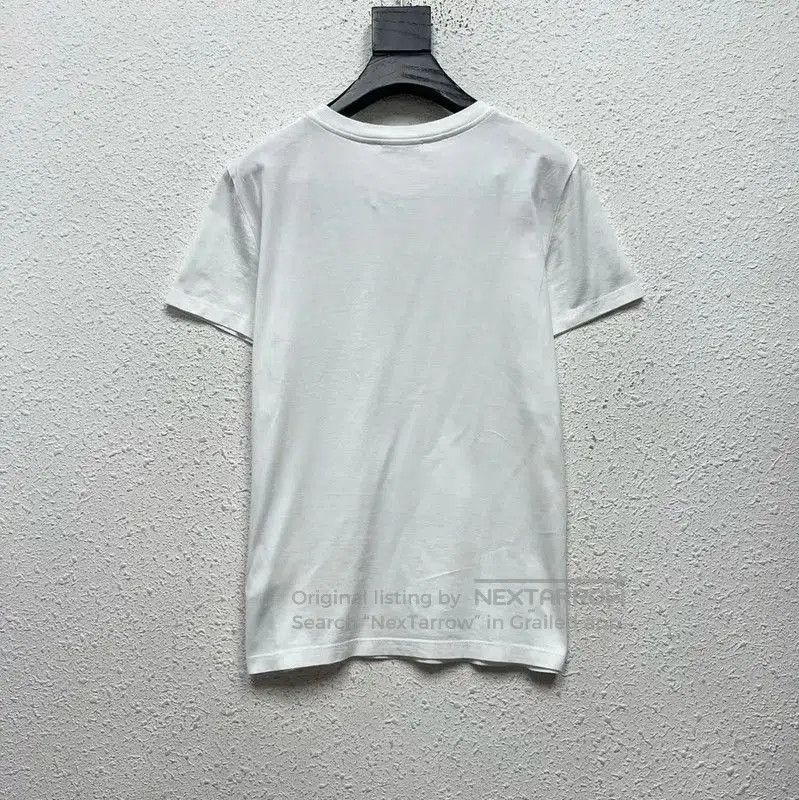 Max Mara MaxMara White Cotton Embroidered Logo T-Shirt . Size M / US 6-8 / IT 42-44 - 2 Thumbnail