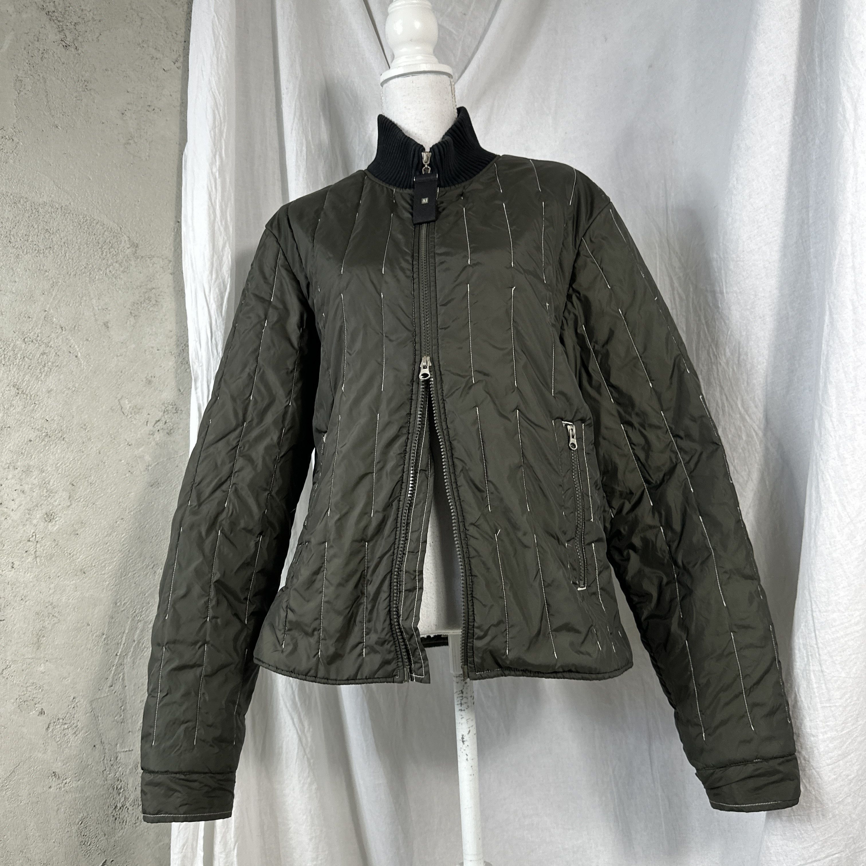 Armani × Vintage Vintage Casual Streetwear Armani Double Zip Jacket 00s Size US M / EU 48-50 / 2 - 2 Thumbnail
