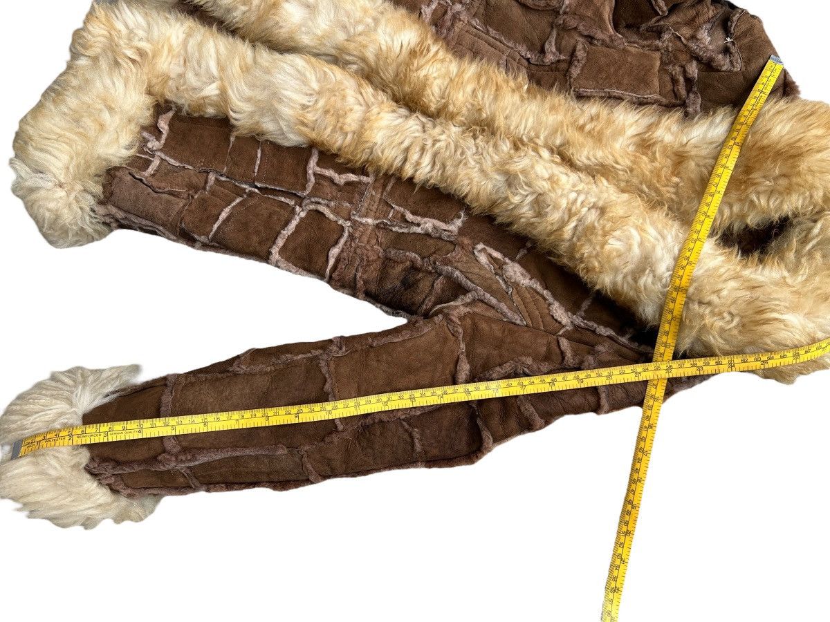 Vintage Vintage 80s Alpine Sheep Skin Patchwork Fur Leather Jacket Size US S / EU 44-46 / 1 - 14 Thumbnail