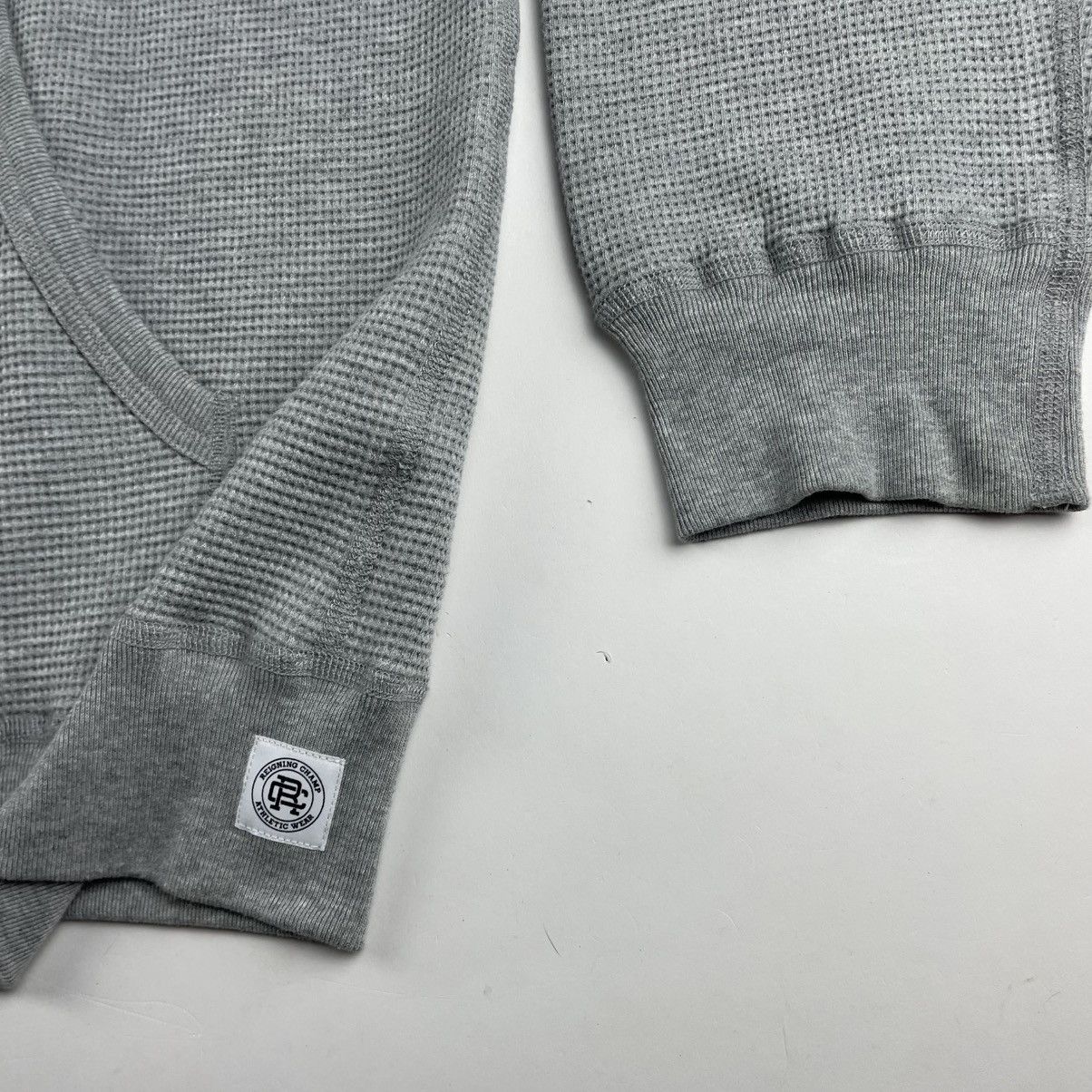 Reigning Champ Reigning Champ Waffle Knit Cardigan Snap-T XL Grey LIKE NEW Size US XL / EU 56 / 4 - 2 Thumbnail