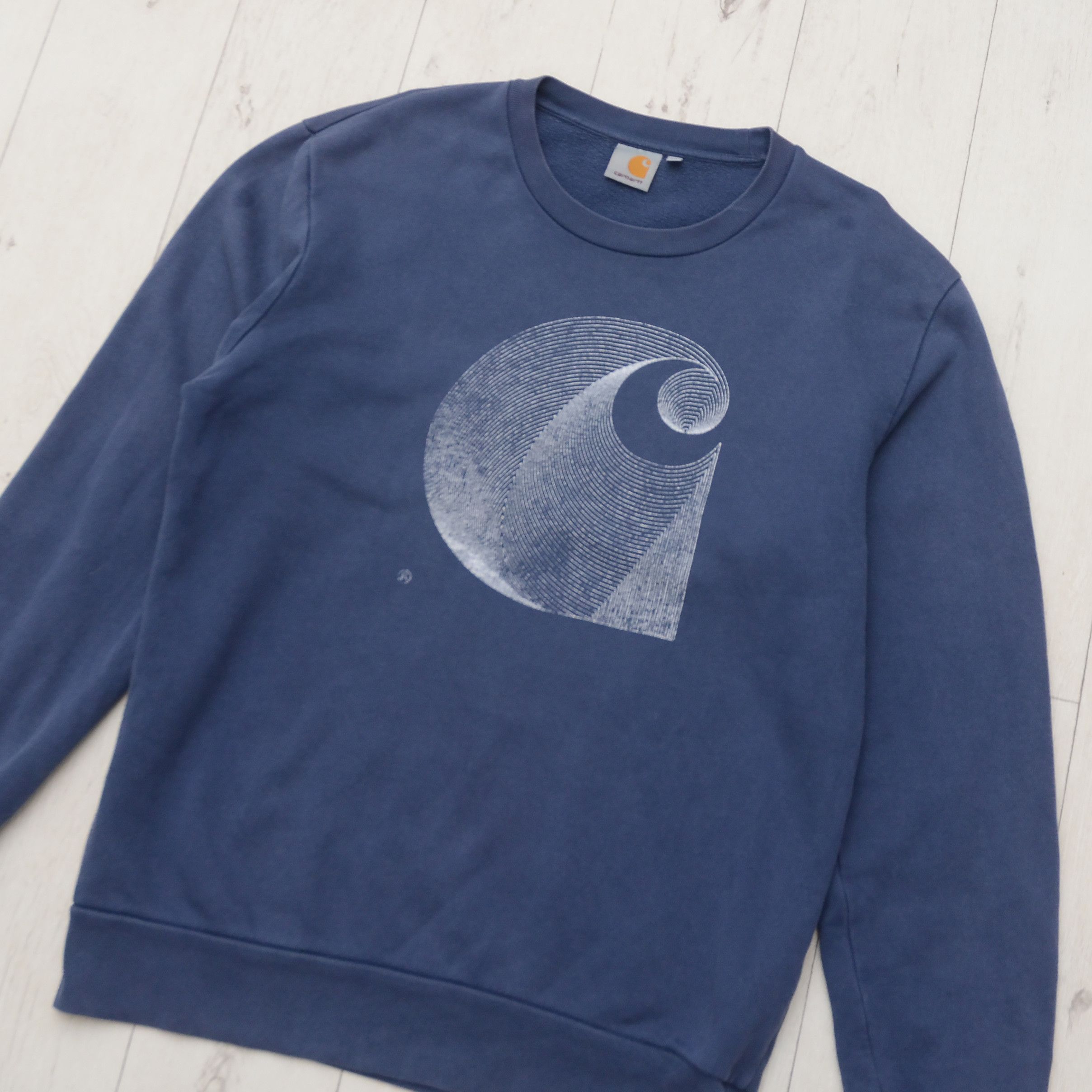 Carhartt × Carhartt Wip Carhartt Vintage Sweatshirt 00s Abstract Big Logo Streetwear Size US M / EU 48-50 / 2 - 3 Thumbnail