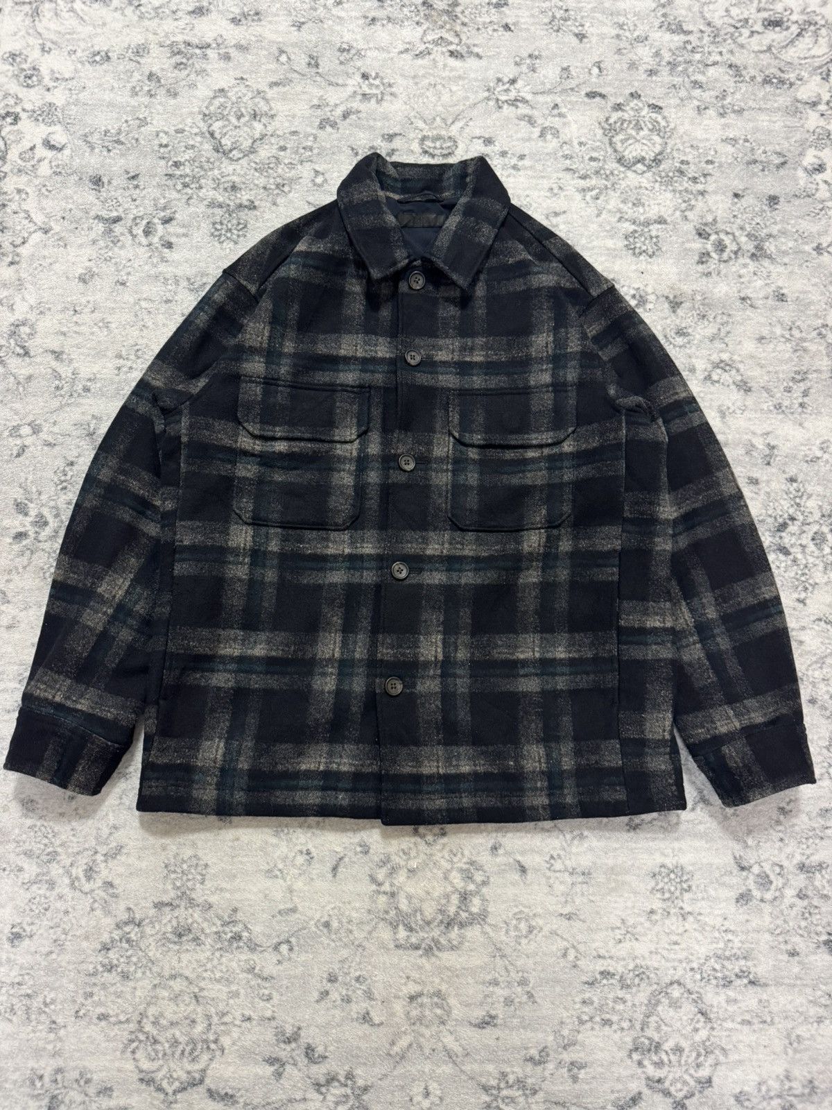 Uniqlo JAPANESE BRAND UNIGLO CHECKERED BUTTON UP JACKET Size US S / EU 44-46 / 1 - 1 Thumbnail