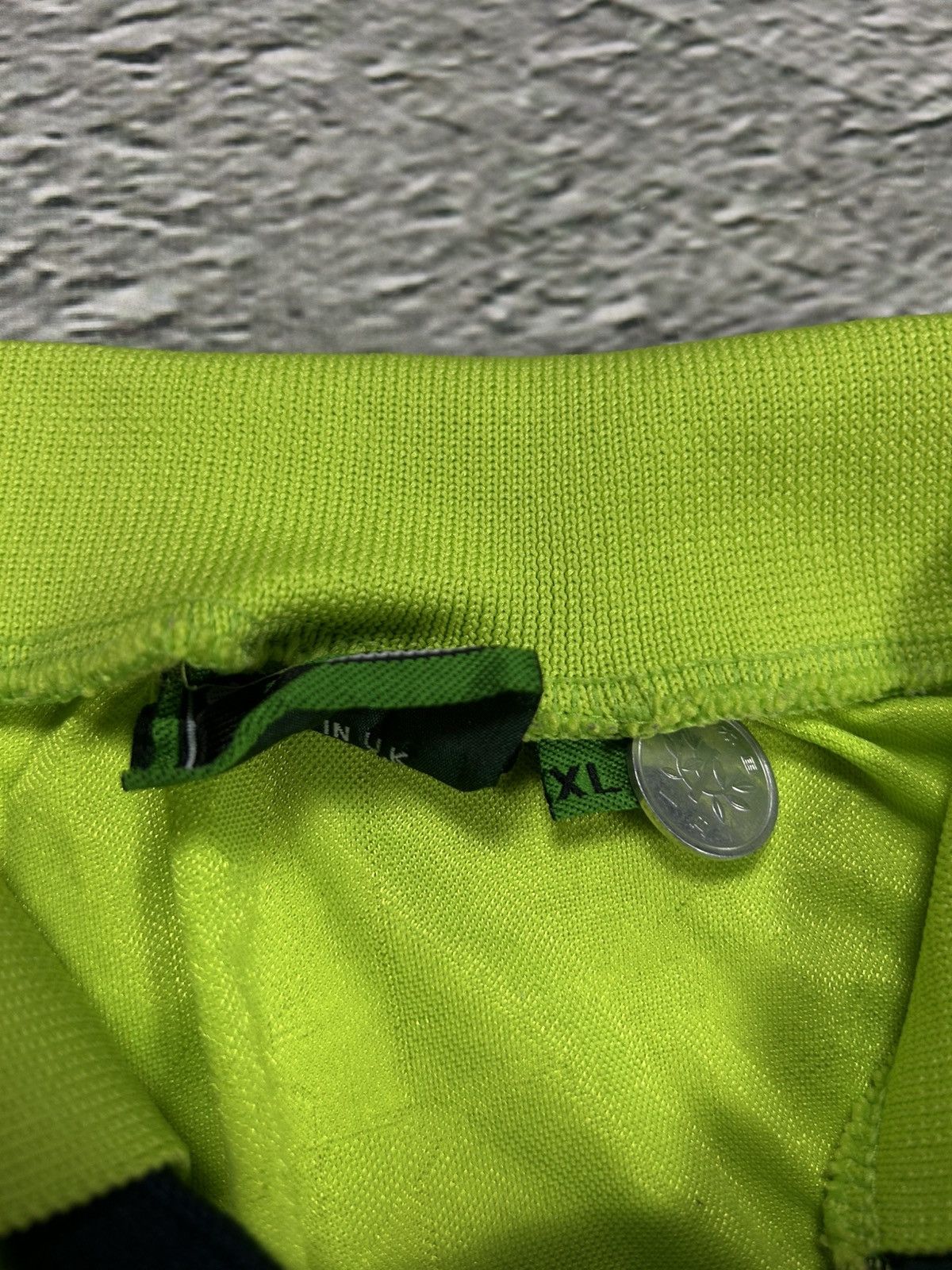 Diadora × Vintage Diadora vintage Jersey neon green 90s big logo Size US XL / EU 56 / 4 - 5 Thumbnail