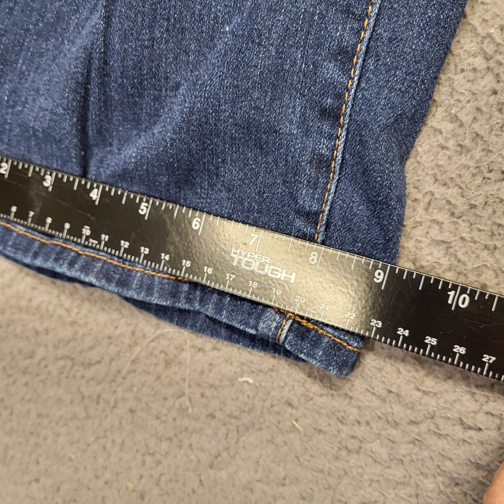 Vintage Lane Bryant Jeans Women's Petite 26P Blue Simply Straight Denim Embroidered 5-Pocket Stretch Modern Comfort Jeans Womens Petite Blue Denim Size 26" / US 2 / IT 38 - 7 Thumbnail