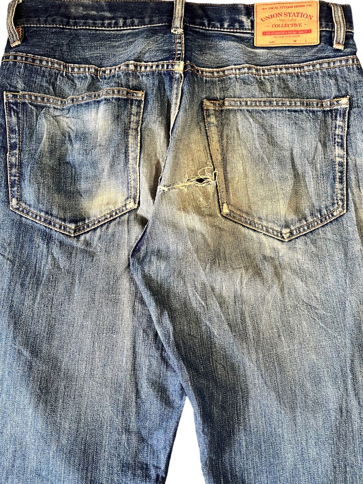 4GSELLER Vintage Union Station Selvedge Mudwash Denim Size US 30 / EU 46 - 5 Thumbnail