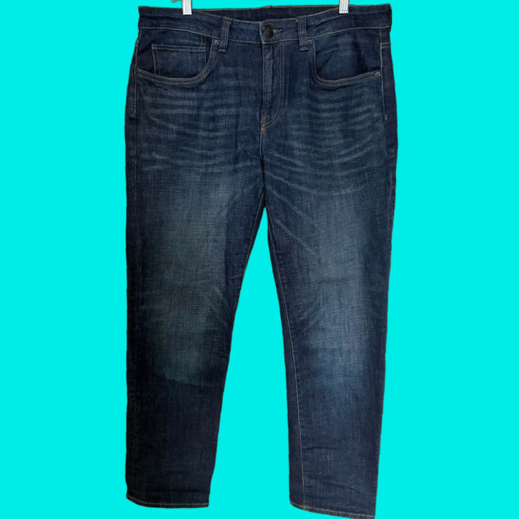 Buffalo David Bitton Buffalo David Bitton Ben Relaxed-Fit Tapered Denim Jeans Blue Men's 34X30 Jeans Size US 34 / EU 50 - 1 Thumbnail