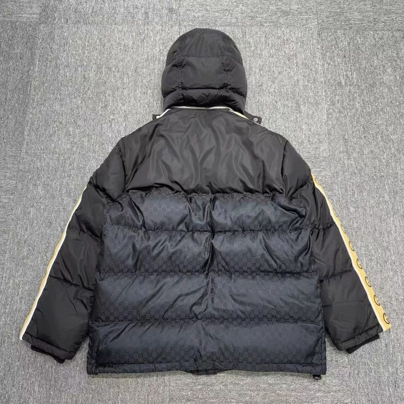 Gucci Gucci 3M reflective striped dark pattern full-print down ja Size US M / EU 48-50 / 2 - 4 Thumbnail
