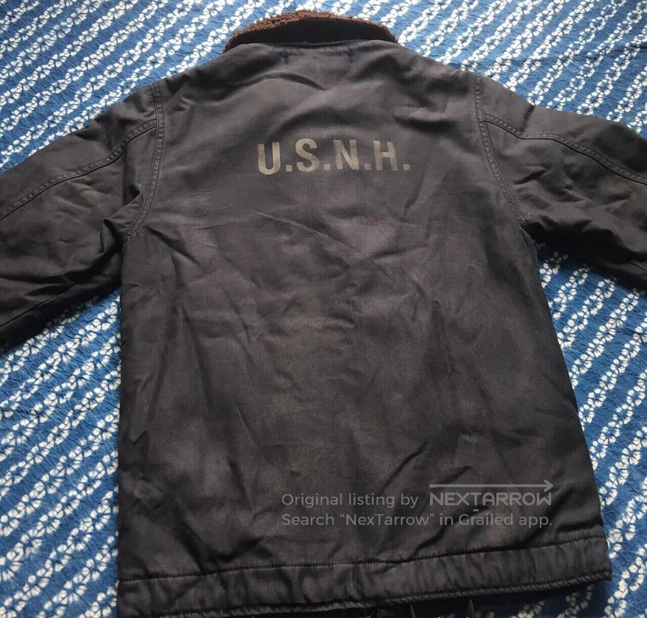 Neighborhood Neighborhood N1 Cotton Jacket in Deep Blue. Size US S / EU 44-46 / 1 - 2 Thumbnail