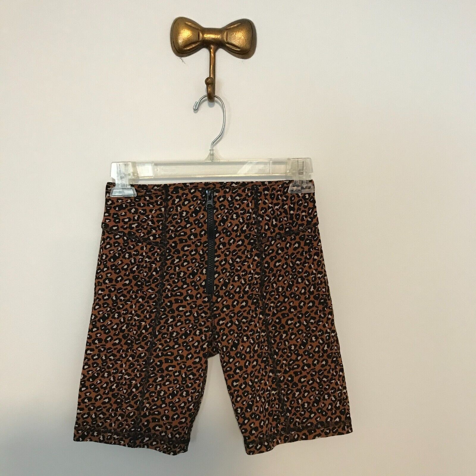 Free People Free People Women's Lucky Strike Leopard Print Biker Shorts Size 25" / US 0 / IT 36 - 1 Thumbnail