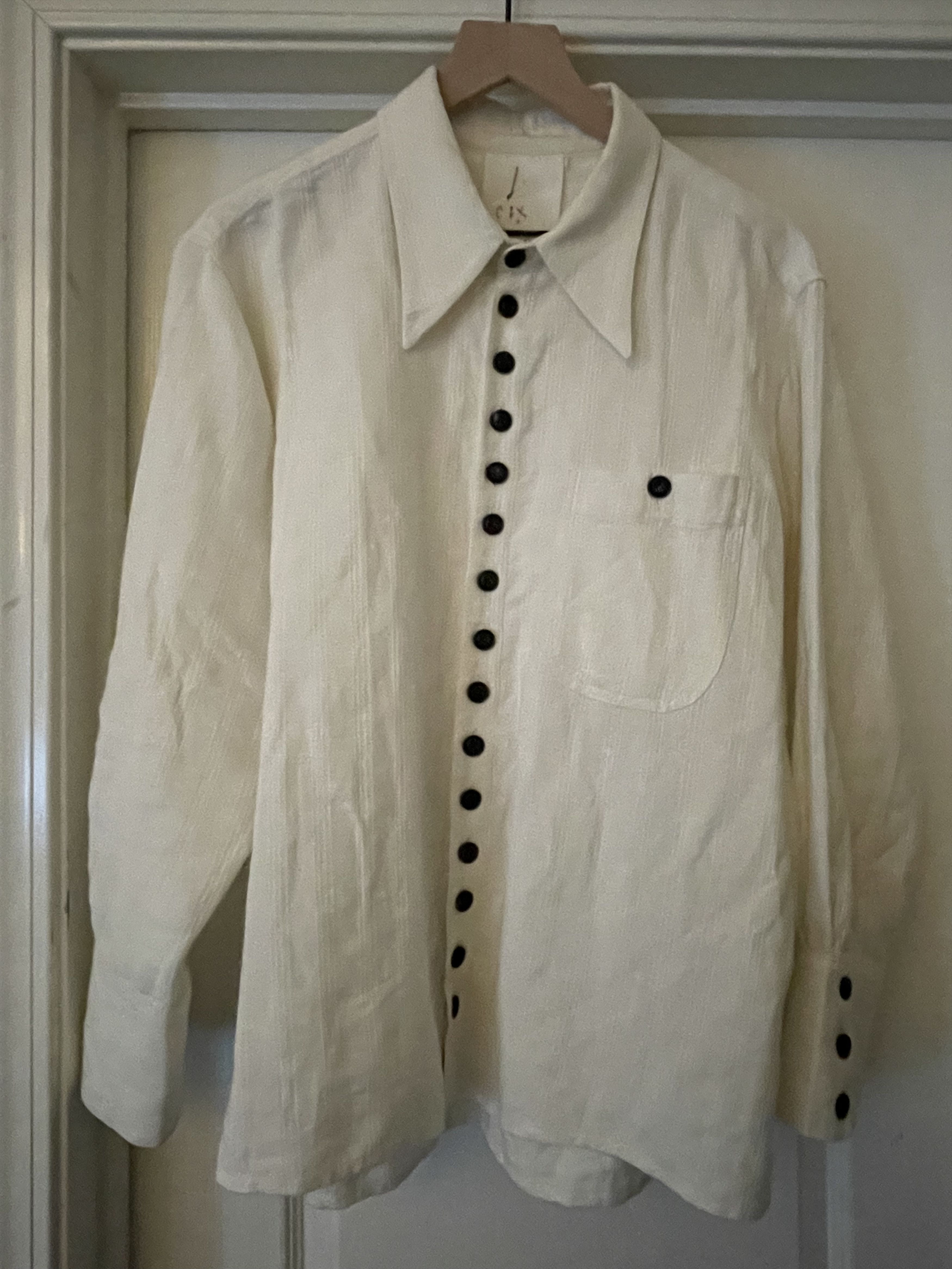 John Alexander Skelton CIX 長袖シャツ アイボリー John Alexander Skelton CIX 長袖シャツ アイボリー John