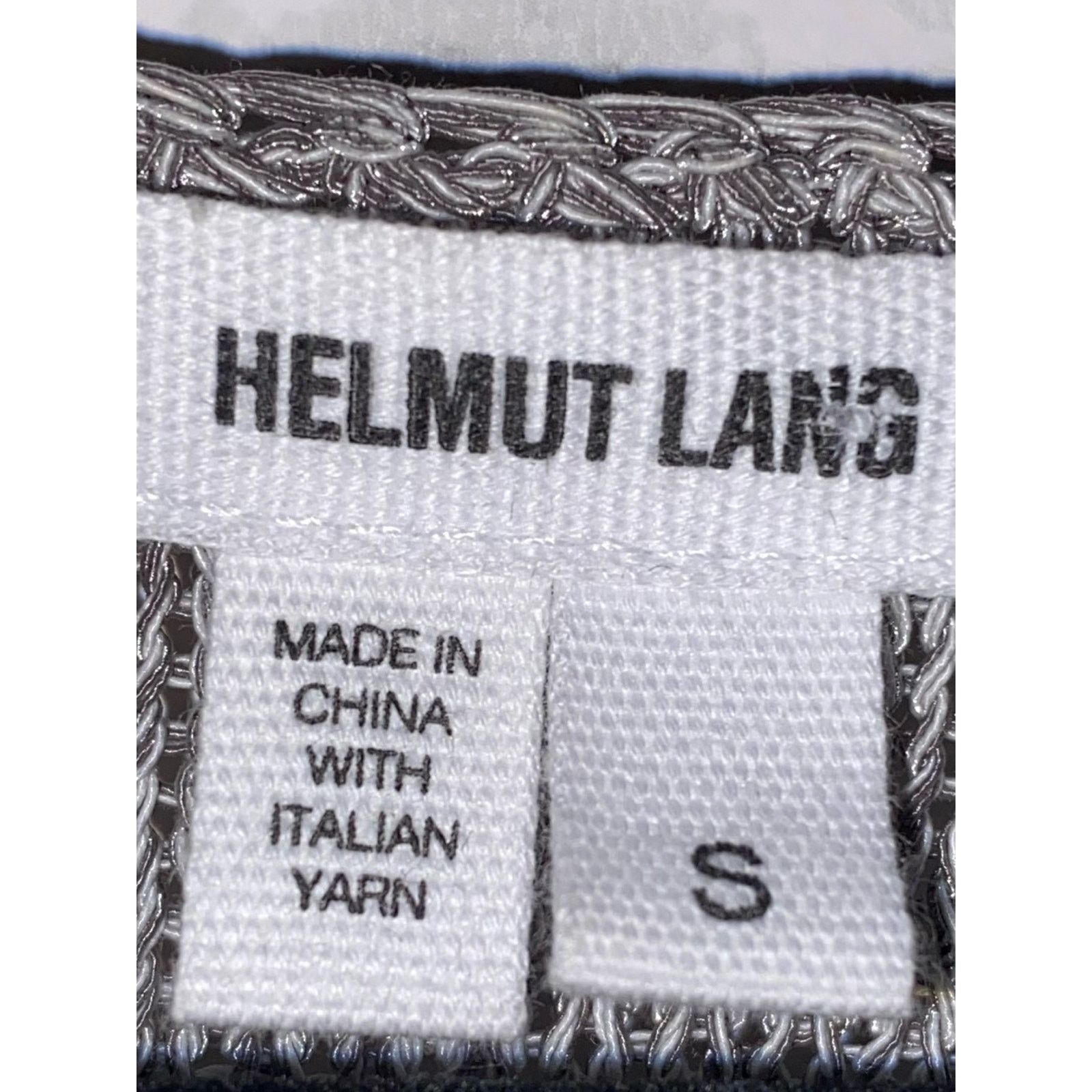 Helmut Lang Helmut Lang $345 Transparent Melange Knit Sweater Small EUC Size S / US 4 / IT 40 - 3 Thumbnail