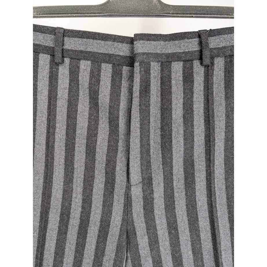 Saint Laurent Paris o1rshd1 Tailleur Rayure Brossee Pant in Gris Anthr Size US 32 / EU 48 - 7 Thumbnail