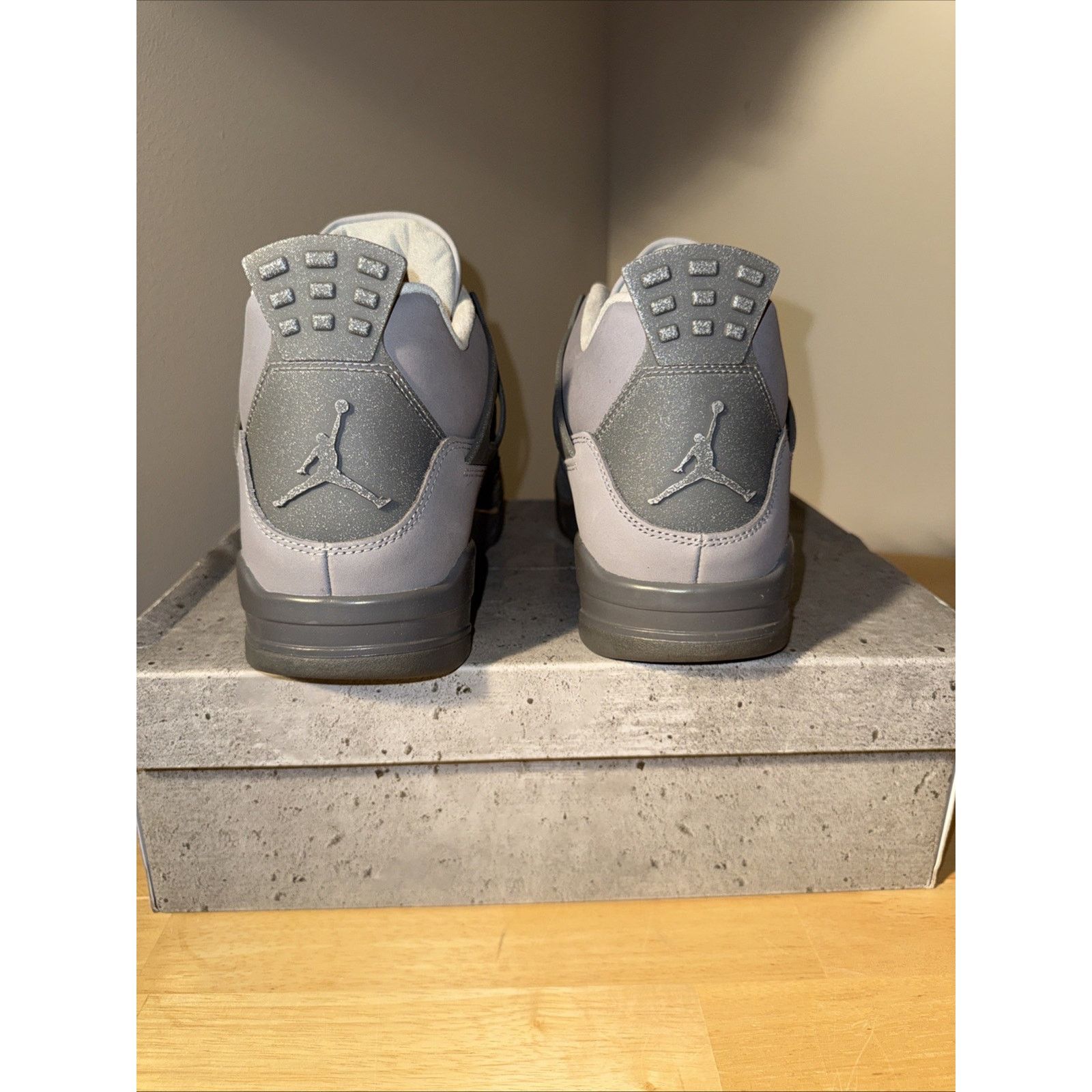 Nike Air Jordan 4 Retro Paris Olympics Wet Cement Size 13 OG BOX Size US 13 / EU 46 - 4 Thumbnail