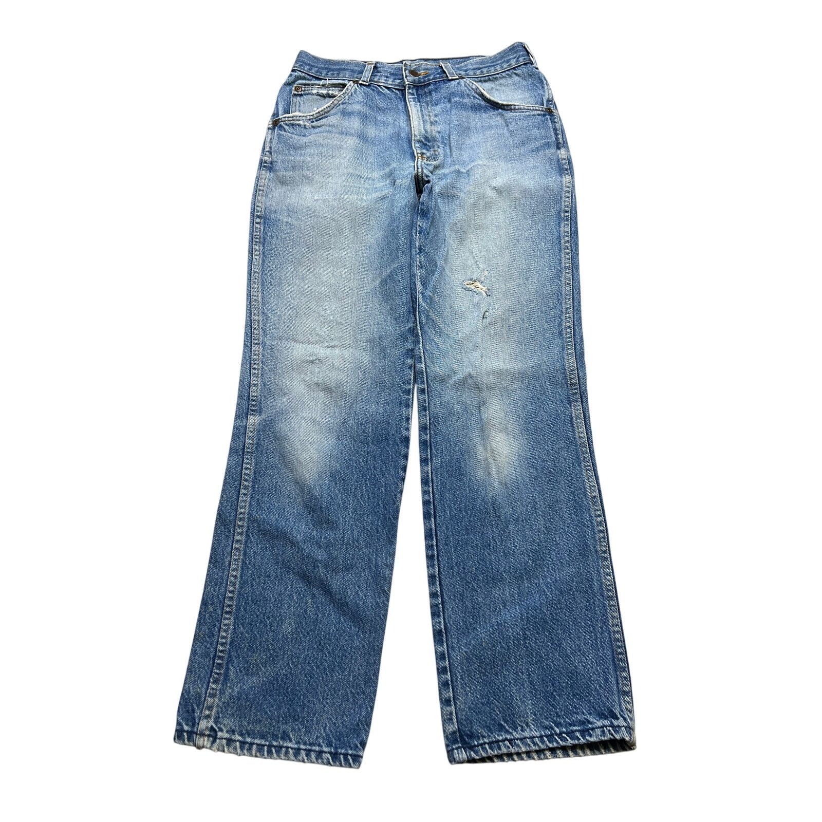 Dickies Vintage Dickies Banders Jeans Mens 32 Blue Faded Talon Zip Size US 32 / EU 48 - 2 Thumbnail