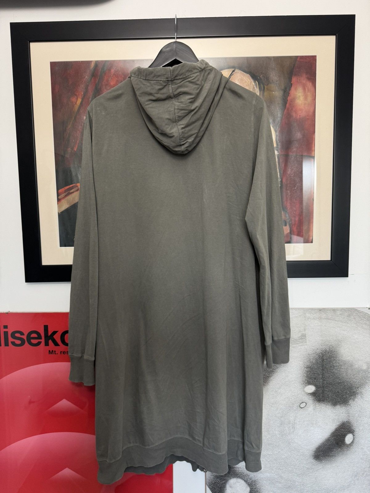 Rick Owens Rick Owens Drkshdw Dark Dust Long Zip Hoodie Designer Rare Size US M / EU 48-50 / 2 - 2 Thumbnail
