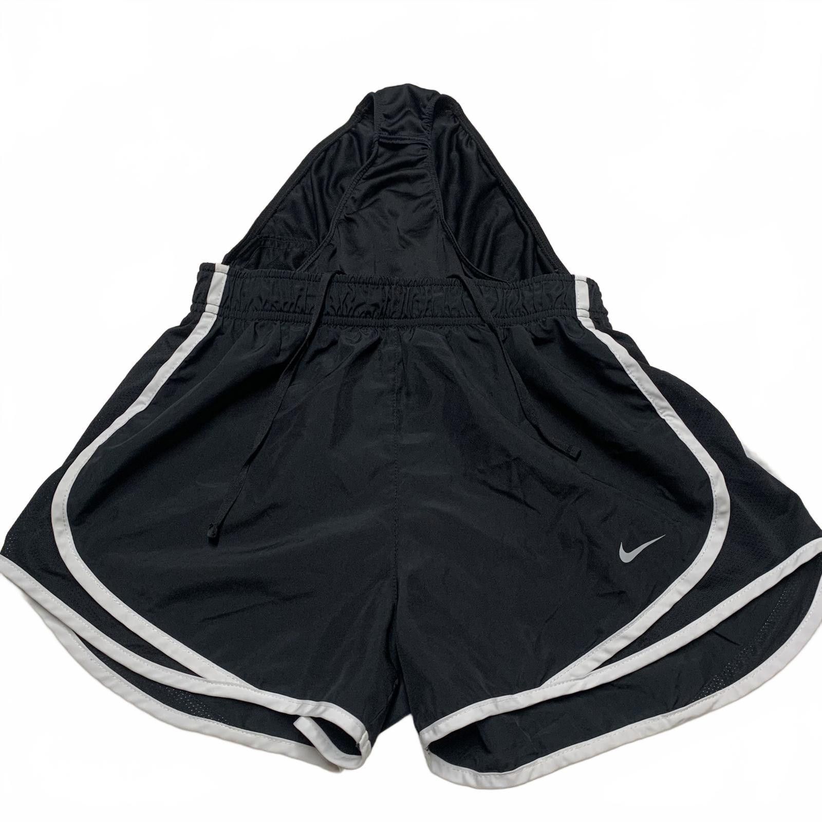 Nike Nike Dri Fit Women's Sz S Running Shorts Black White Size 28" / US 6 / IT 42 - 8 Thumbnail