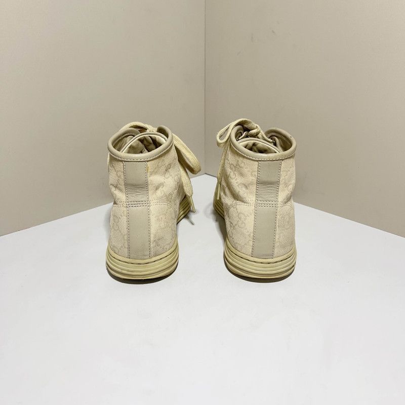 Gucci Gucci Vintage High-Top Canvas Sneakers for Women -2508 Size US 5 / IT 35 - 3 Thumbnail