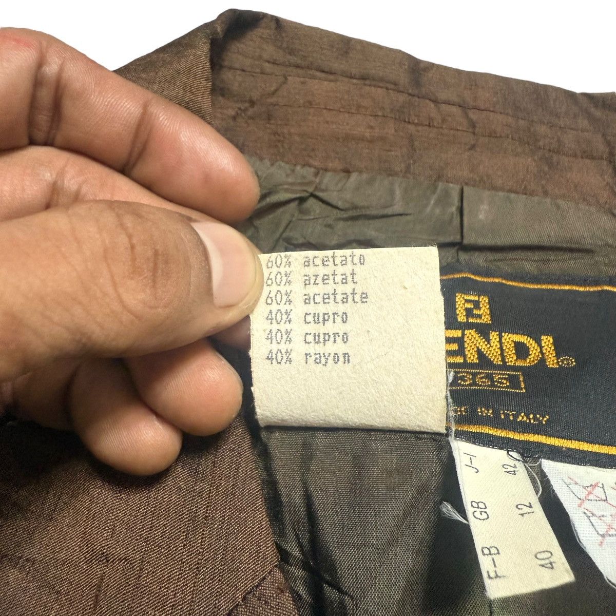 Fendi Vintage Fendi Crop Jacket Size S / US 4 / IT 40 - 7 Thumbnail