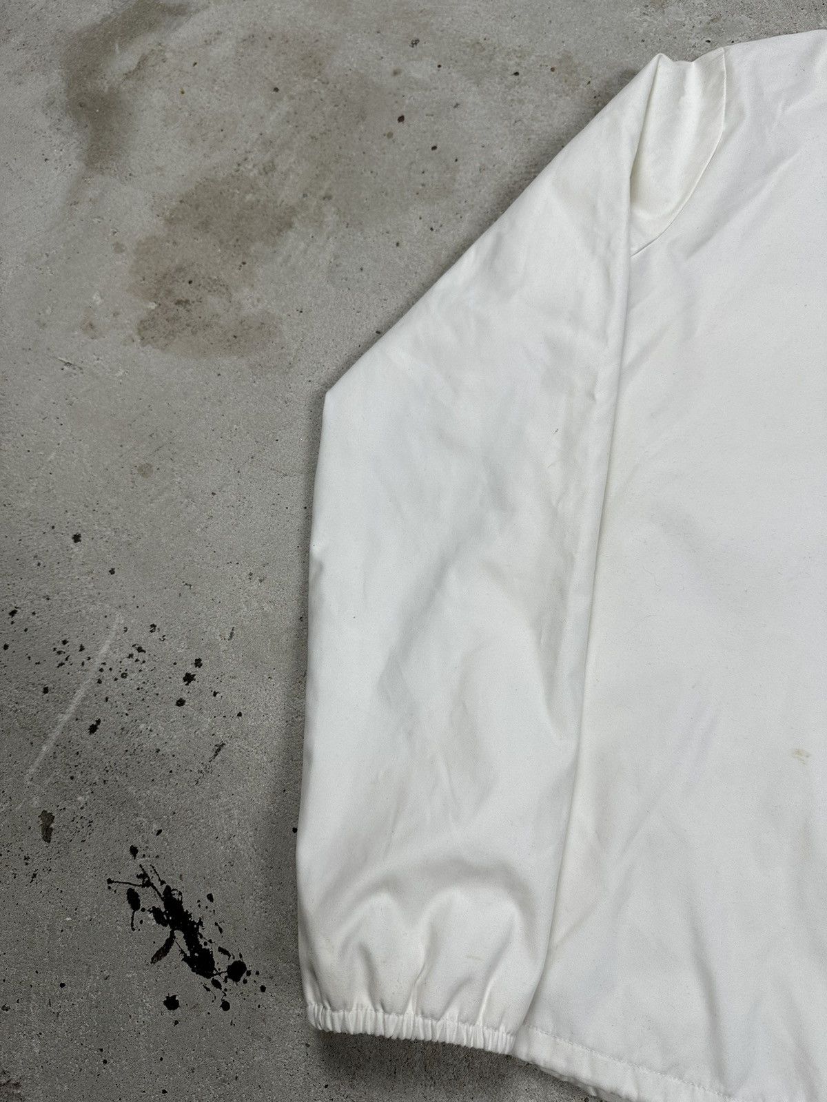 Nike × Vintage Vintage y2k Nike White Track Jacket Swoosh Size US S / EU 44-46 / 1 - 13 Thumbnail
