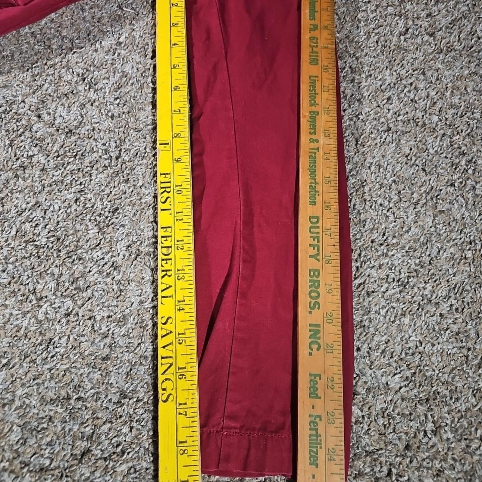 Other Love Tree Large Burgundy Hood Parka Coat Cotton Snap Zip Size L / US 10 / IT 46 - 7 Thumbnail