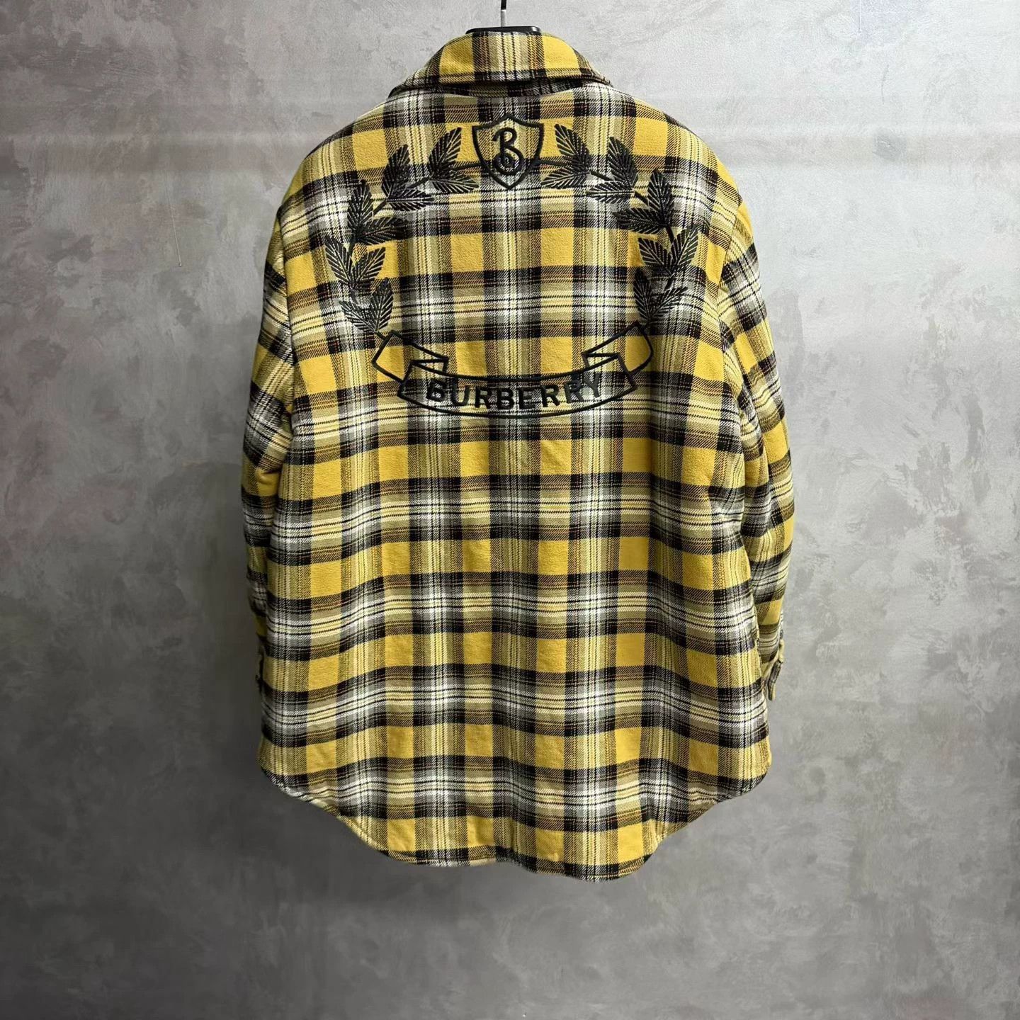 Burberry burberry yellow plaid logo embroidered shirt Size US L / EU 52-54 / 3 - 5 Thumbnail