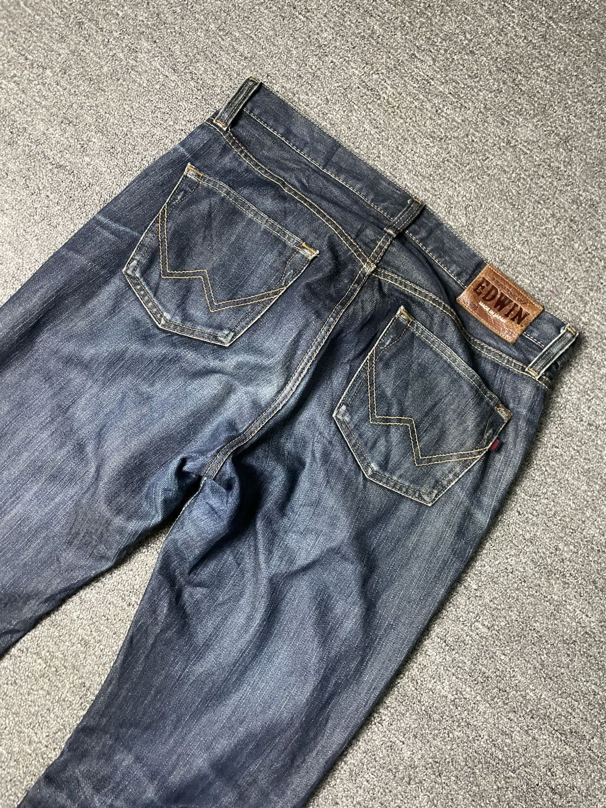 Edwin × Japanese Brand × Vintage Vintage EDWIN Men’s Straight Jeans (91) Size US 35 - 13 Thumbnail