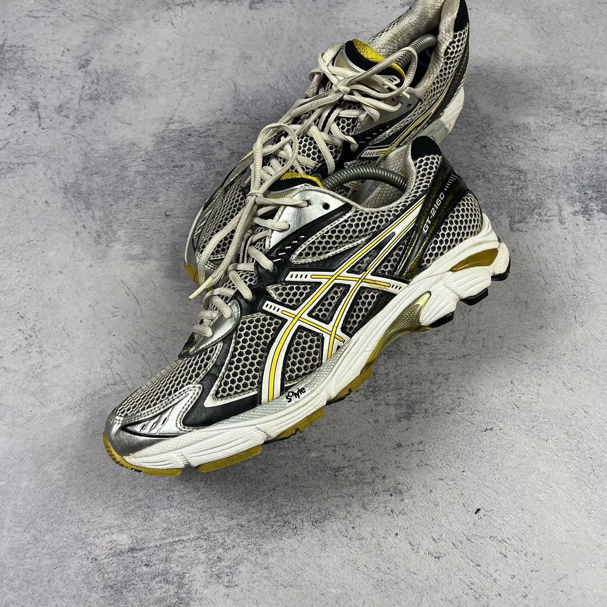 Asics Vintage Asics silver/yellow rare GT-2160 00’s Size US 10 / EU 43 - 2 Thumbnail