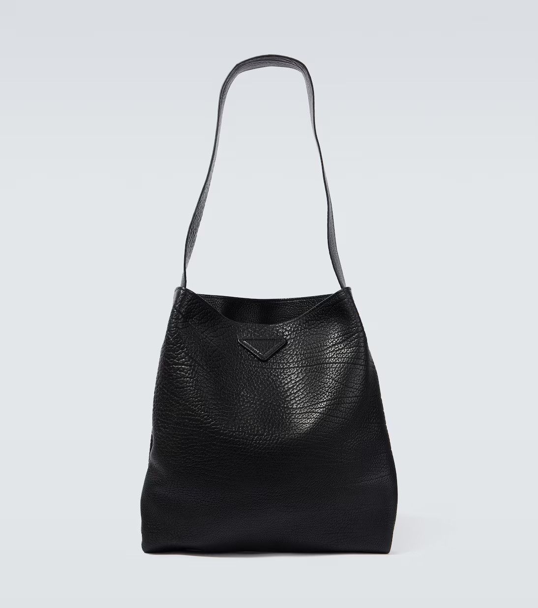 Prada PRADA Men's Grained Leather Shoulder Bag Runway SS 2022 Size ONE SIZE - 1 Thumbnail