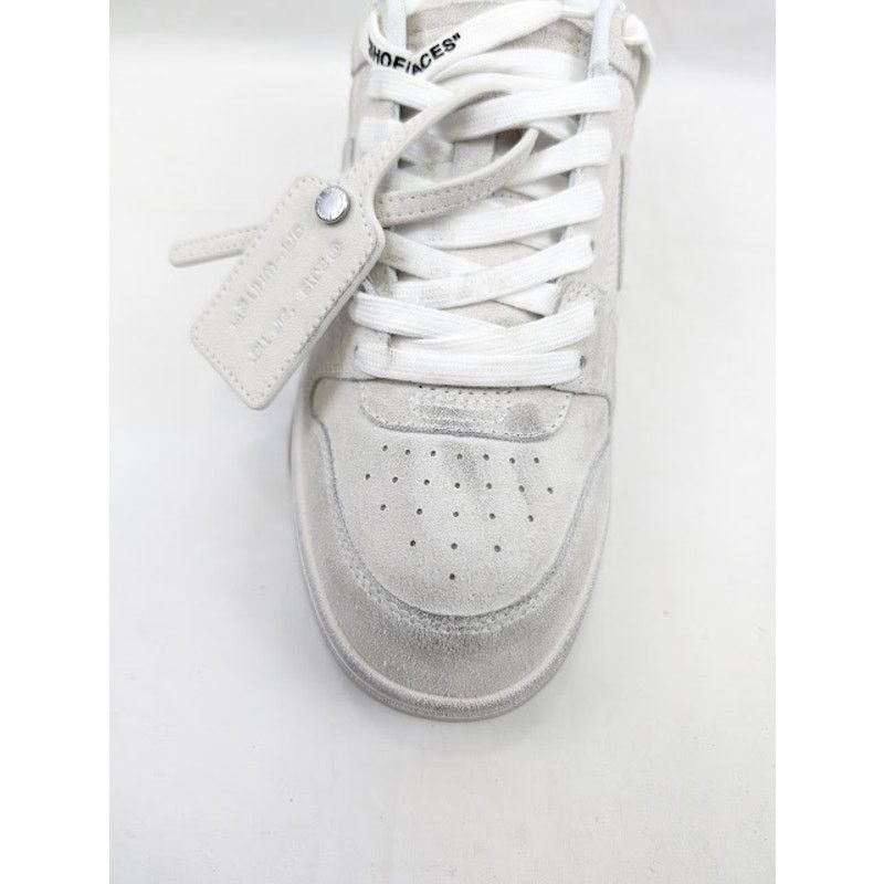 Off-White o1rshd1 Q: 2 / Out Of Office Vintage Suede Sneakers in White Size US 6 / EU 39 - 5 Thumbnail