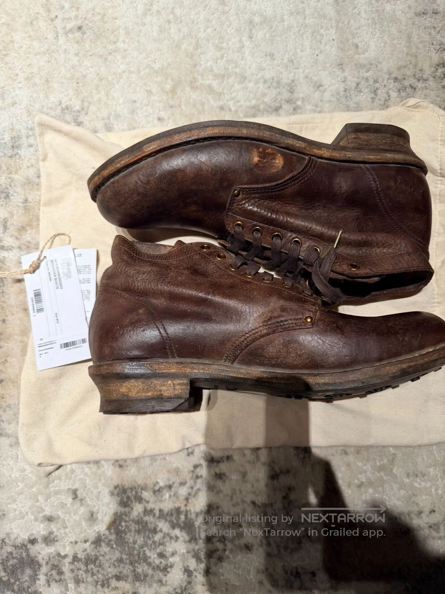 Visvim VISVIM ICT Brigadier Boots Size 12. Size US 12 / EU 45 - 1 Thumbnail