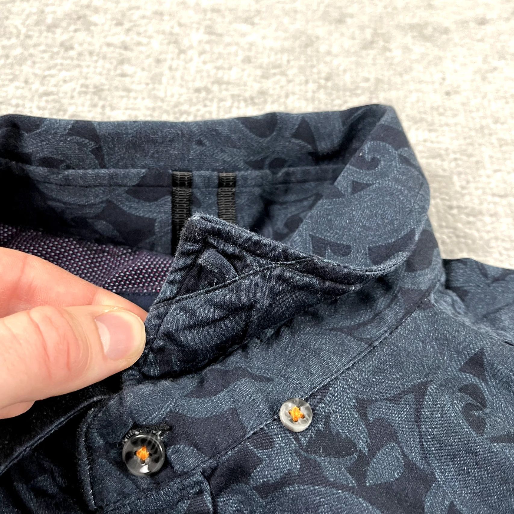 Robert Graham ROBERT GRAHAM Shirt Mens XL/2XL Tailored Blue Paisley Button Down Preppy Party Size US XXL / EU 58 / 5 - 7 Thumbnail