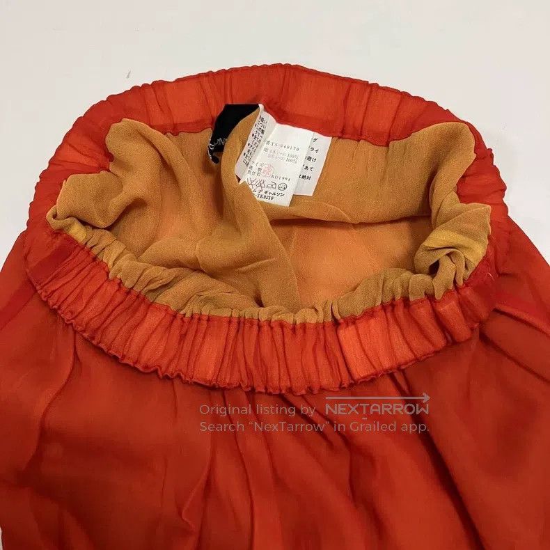 Other Comme Des Garcons size one-size-fits-all Orange Red Transp Size 23" - 3 Thumbnail