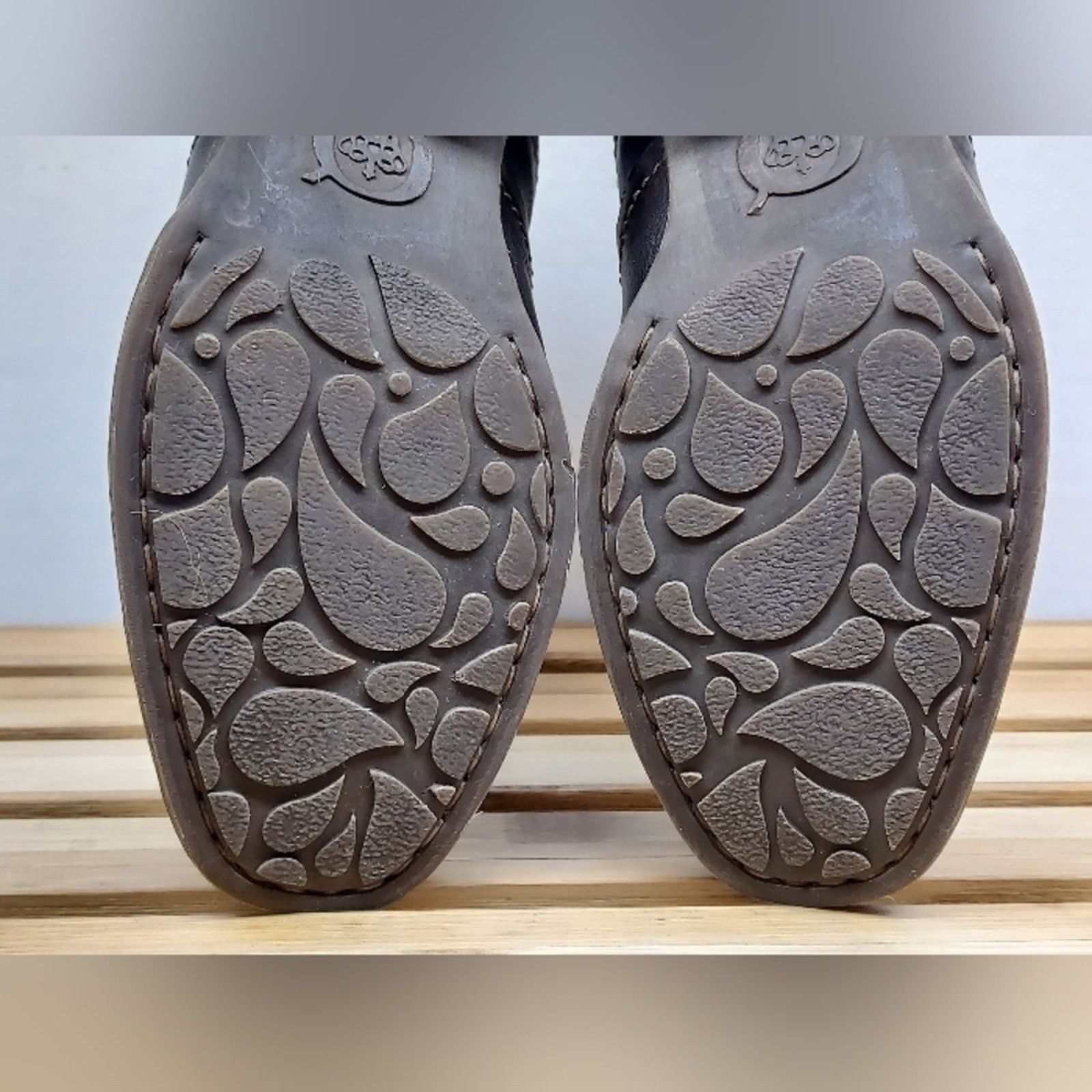 Born Born Womens Brown Mohan Leather Slip On Ankle Boots Size 6.5 Size US 6.5 / IT 36.5 - 10 Thumbnail