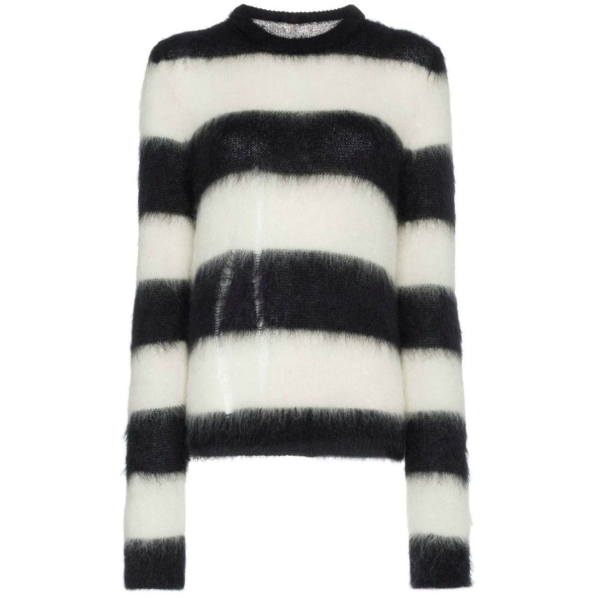 Saint Laurent Paris Saint Laurent black and white distressed sweater M Size M / US 6-8 / IT 42-44 - 1 Thumbnail