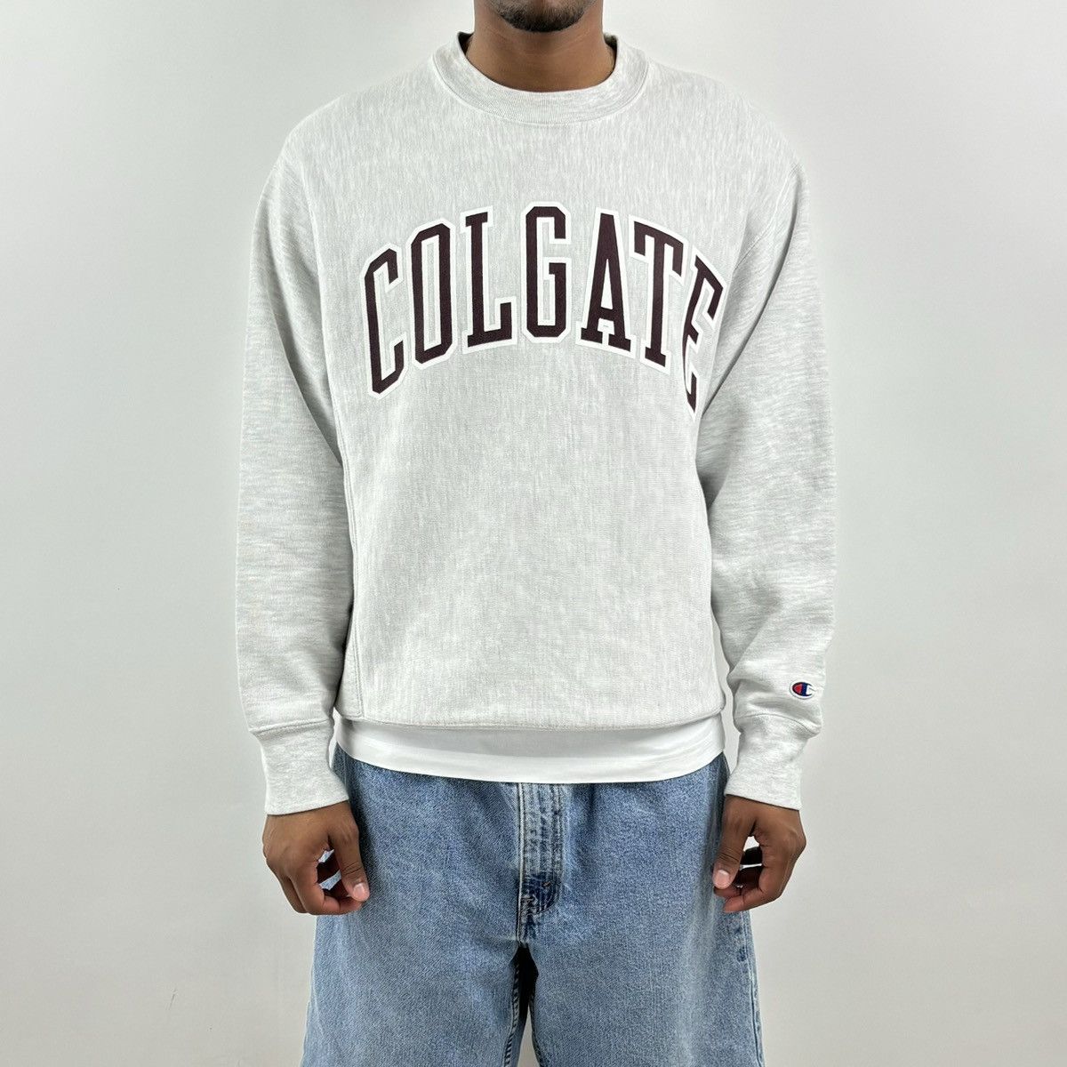 Champion × Vintage vintage 90s CHAMPION COLGATE UNIVERSITY spellout sweatshirt Size US M / EU 48-50 / 2 - 4 Thumbnail
